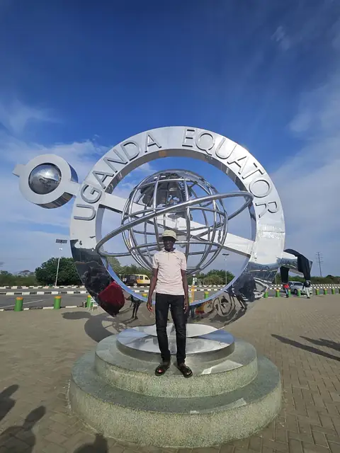 A traveller’s moment at the Equator