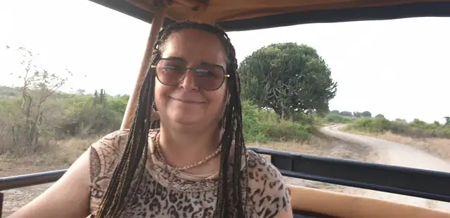 Enjoying a classic game drive